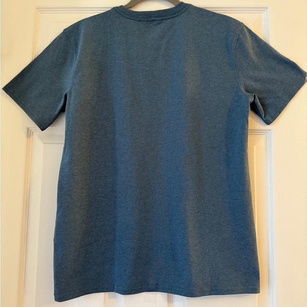 NWT Carhartt Women's Loose Fit Heavyweight Pocket T-Shirt S Thundercloud Blue - Picture 2 of 6